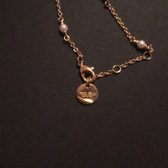 MIU Pearl Crystal Bracelet - Picture 4 of 5